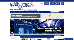 Desktop Screenshot of neo-games.cl